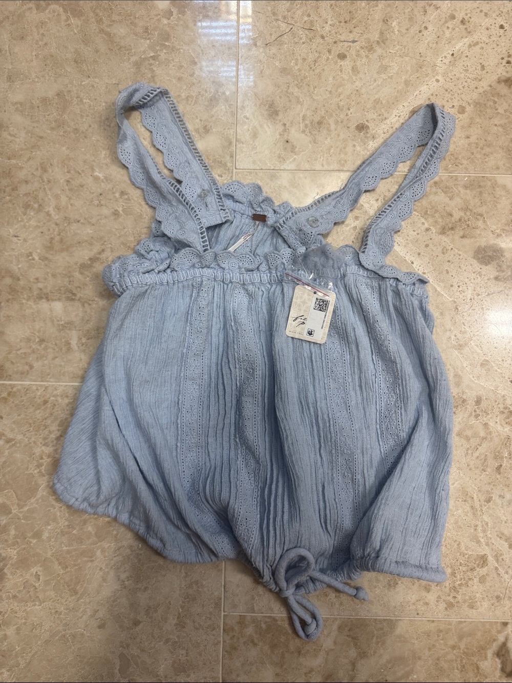 Free People top with Lace Straps XS
